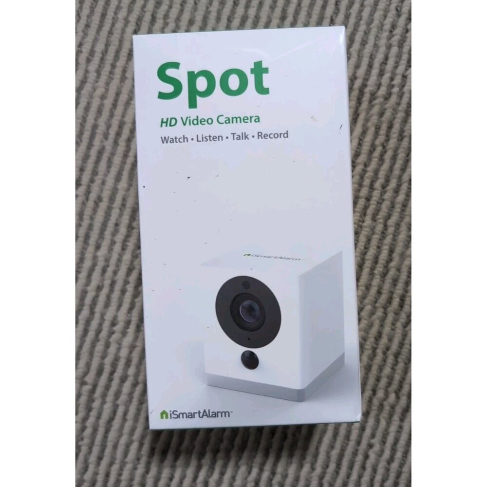iSmartAlarm ISC5P SPOT+ - Flexible Smart Home Security Camera, White #267